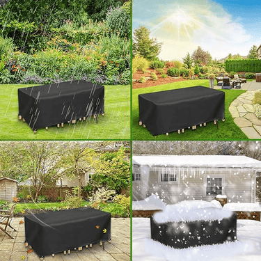 Housse de Protection de Table de Jardin - Petite (123x71x61cm) - Plumzi