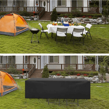 Housse de Protection de Table de Jardin - Petite (123x71x61cm) - Plumzi