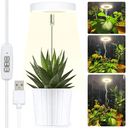 Lampe de Croissance LED d'Intérieur - 2+1 Offerte pour Plantes - 3 Moyennes (max 60cm) - Plumzi