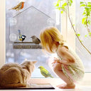 Mangeoire à Oiseaux Transparent pour Fenêtres - 1 Mangeoire (29.90 €/ pcs) - Plumzi