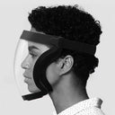 Masque de Protection Facial avec Filtre - Noir - Plumzi