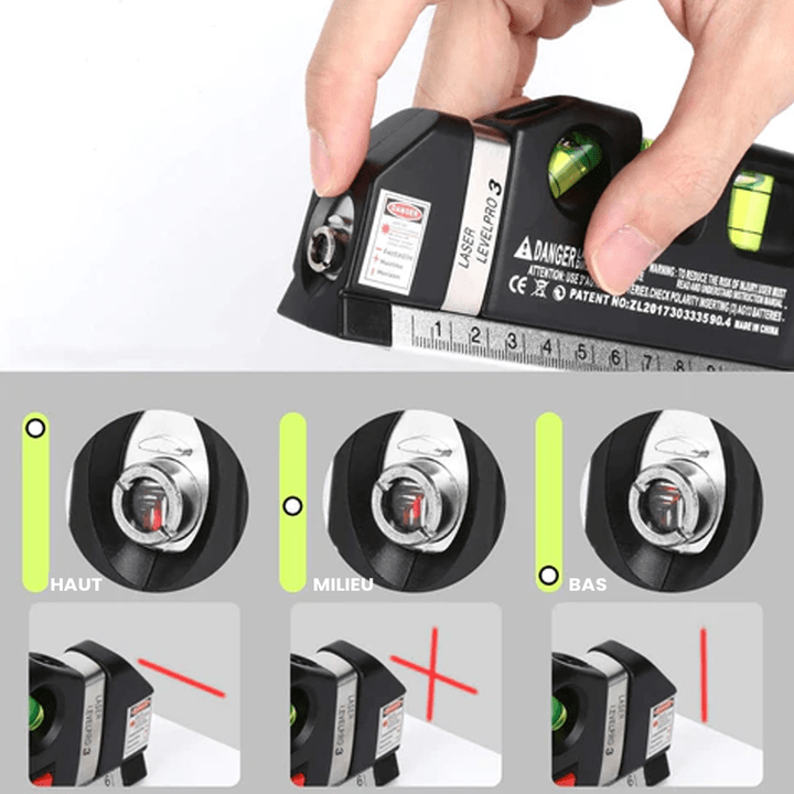 Laser multifonction pour mesures précises et rapides