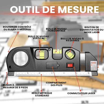 Laser multifonction pour mesures précises et rapides