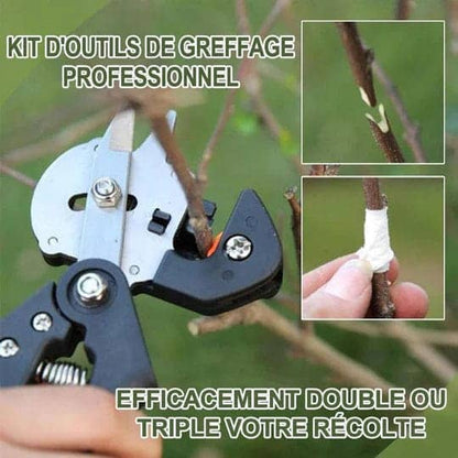 Kit d'outils de Greffage Professionnel + Bande de Greffage Offerte