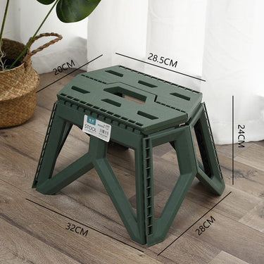 Tabouret Pliant Ultra Résistant et Pratique pour Tous Vos Besoins - Vert - Plumzi