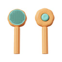 Brosse nettoyante pour poils d'animaux - Orange - Plumzi